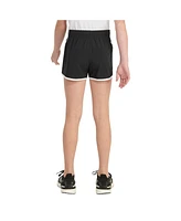 adidas Big Girls Elastic Waistband Retro Woven Shorts