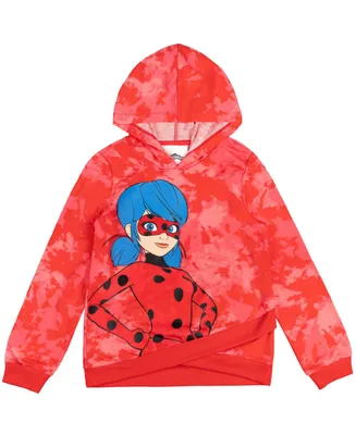 Miraculous Ladybug Girls French Terry Hoodie Red