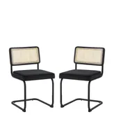 Loft Lyfe Sahasra Velvet Dining Chair Seat (Set of 2