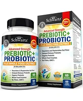 Prebiotics & Probiotics with Whole Food Enzymes - Digestive Health - Non