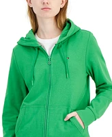 Tommy Hilfiger Women's Flag Zip Hooide