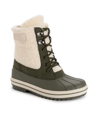 Muk Luks Women's Kinsley Kendall Boots, Olive