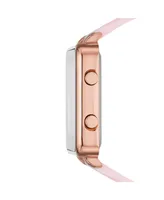 Skechers Women's Naylor Digital, Rose Gold-Tone Alloy Watch, Pink