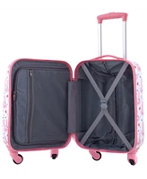 Travelers Club Kid's Hard Side Carry-On Spinner 5 Piece Luggage Set