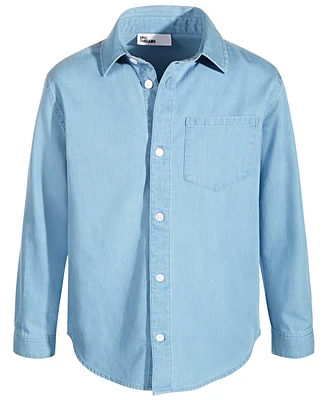 Epic Threads Big Boys Long-Sleeve Cotton Chambray Shirt, Created for Macy's