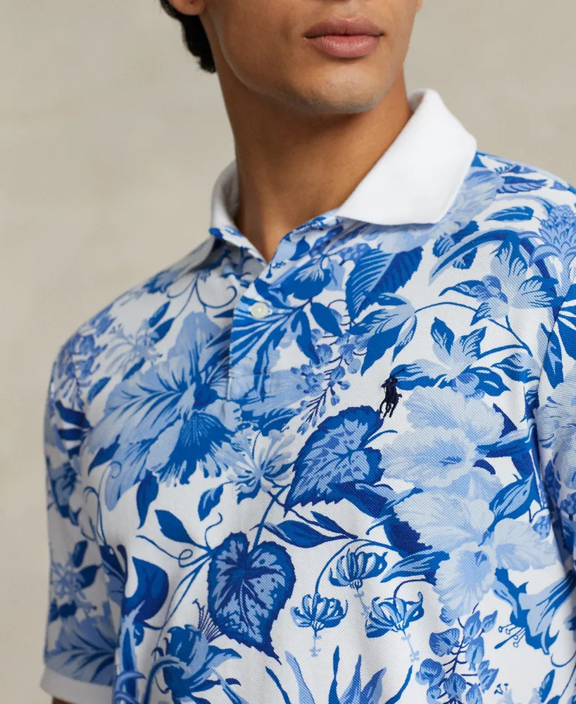 Polo Ralph Lauren Men's Classic-Fit Floral-Print Mesh Shirt