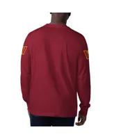 Men's Starter Burgundy Washington Commanders Clutch Hit Long Sleeve T-shirt