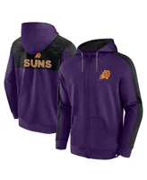 Men's Fanatics Purple Phoenix Suns Rainbow Shot Full-Zip Hoodie