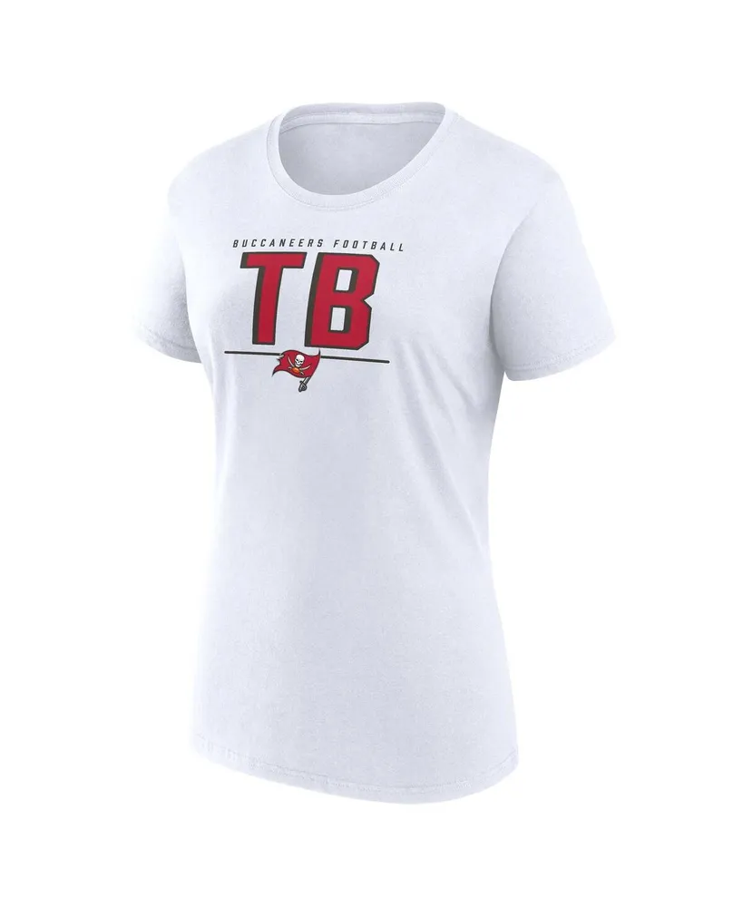 Women's Fanatics Red, White Tampa Bay Buccaneers Two-Pack Combo Cheerleader T-shirt Set