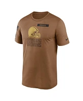 Men's Nike Brown Cleveland Browns 2023 Salute To Service Legend Performance T-shirt