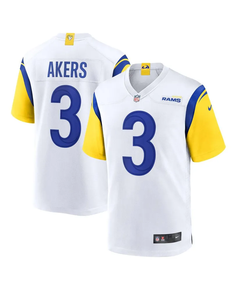 Men's Nike Cam Akers White Los Angeles Rams Game Jersey