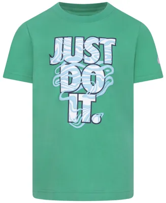 Nike Little Boys Just Do It Waves Short Sleeves T-shirt