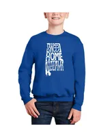 Sweet Home Alabama - Big Boy's Word Art Crewneck Sweatshirt