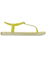 Ipanema x Shakira Class Edge Glow Slip-On Embellished T-Strap Thong Sandals
