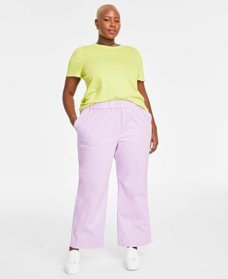 On 34th Trendy Plus Pull-On Chino Pants, Created for Macy's