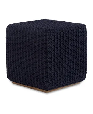 Loft Lyfe Mayla Cotton Yarn 3-in-1 Pouf/Ottoman