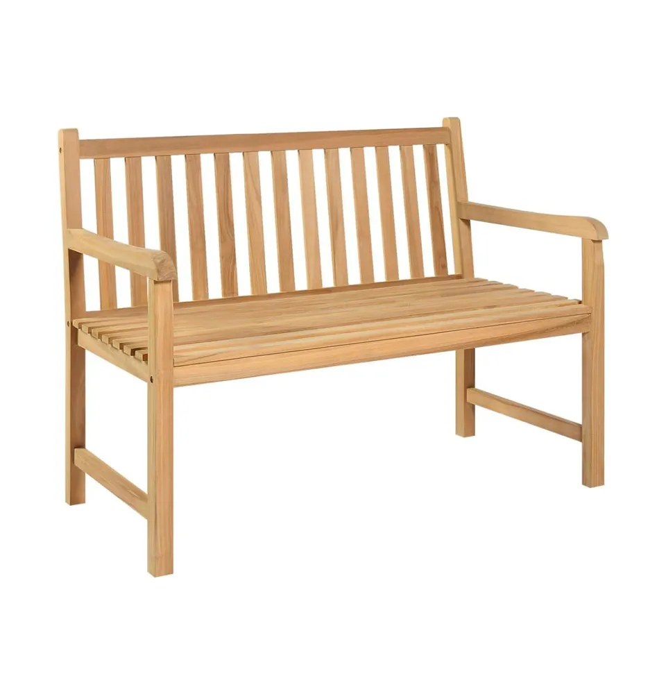 Patio Bench 44.9" Solid Teak Wood