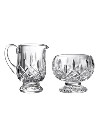 Waterford Lismore Footed Sugar & Creamer Set