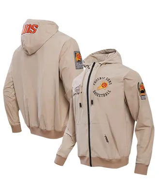 Men's Pro Standard Khaki Phoenix Suns Hybrid Full-Zip Hoodie