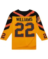 Men's Mitchell & Ness Dave Williams Yellow Vancouver Canucks 1981/82 Blue Line Player Jersey