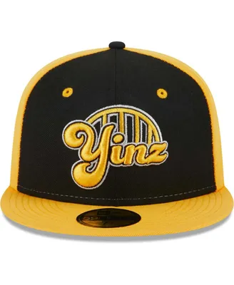Men's New Era Black Altoona Curve Theme Nights Allegheny Yinzers 59FIFTY Fitted Hat