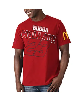Men's Starter Red Bubba Wallace Special Teams T-shirt