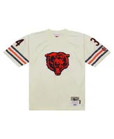 Men's Mitchell & Ness Walter Payton Cream Chicago Bears Chainstitch Legacy Jersey