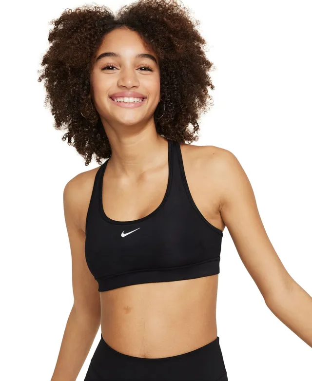 Nike Women's Swoosh Logo Medium-Support Padded Sport Bra - Macy's