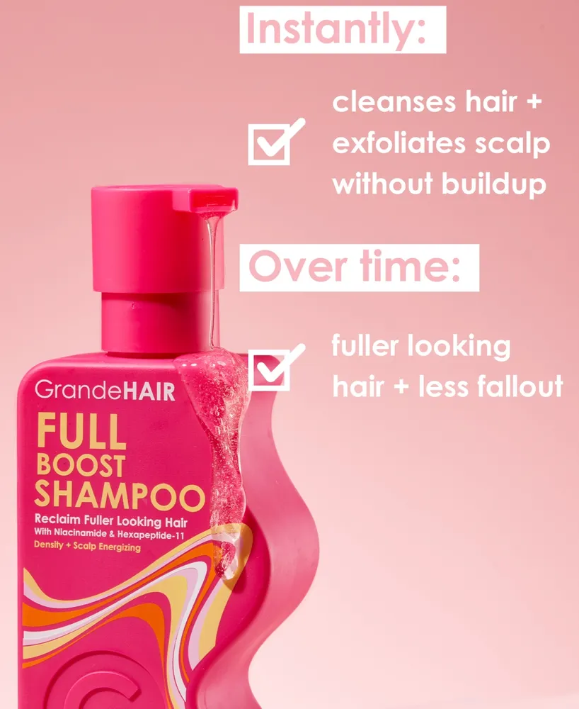 Grande Cosmetics GrandeHAIR Full Boost Shampoo, 8.12 oz.