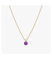 Deux Birthstone Necklace