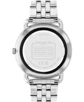 Coach Women's Elliot Silver-Tone Stainless Steel Bracelet Watch 36mm