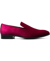Stacy Adams Men's Savian Velour Slip-On Loafers