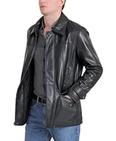 Bgsd Men Hunter Leather Coat - Tall