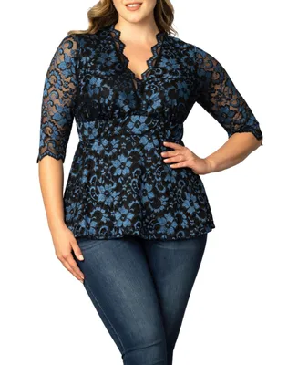 Women's Plus Luxe Lace Top