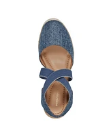 Easy Spirit Women's Meza Casual Strappy Espadrille Wedges Sandal