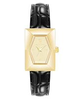 Anne Klein Women's Quartz Crocograin Leather Watch