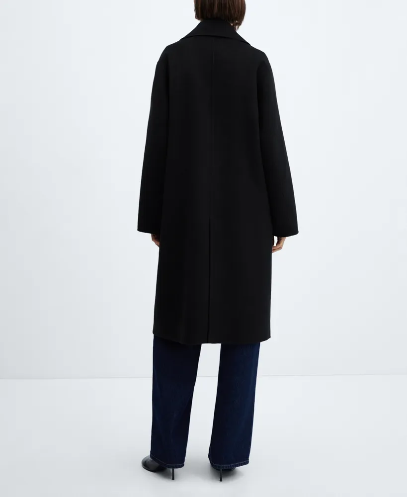 Handmade oversized wool coat