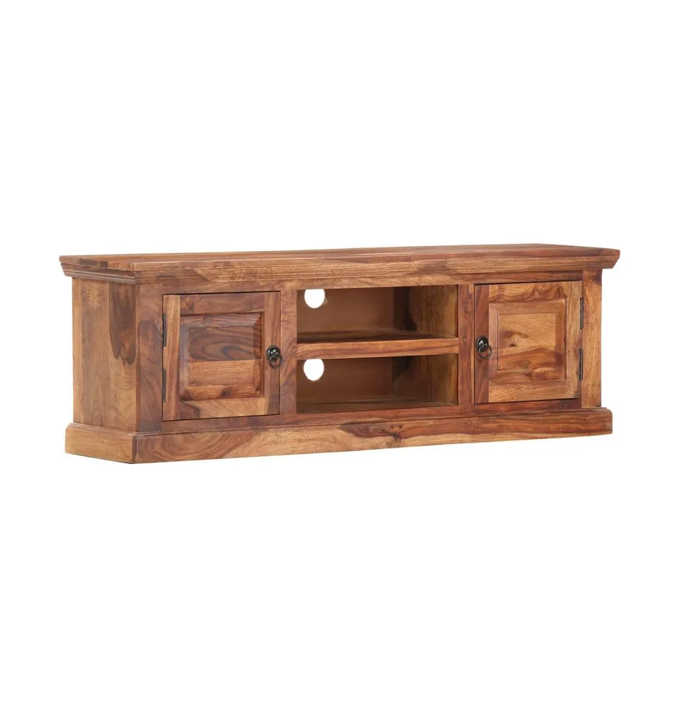 Tv Stand 47.2"x11.8"x15.7" Solid Wood Sheesham