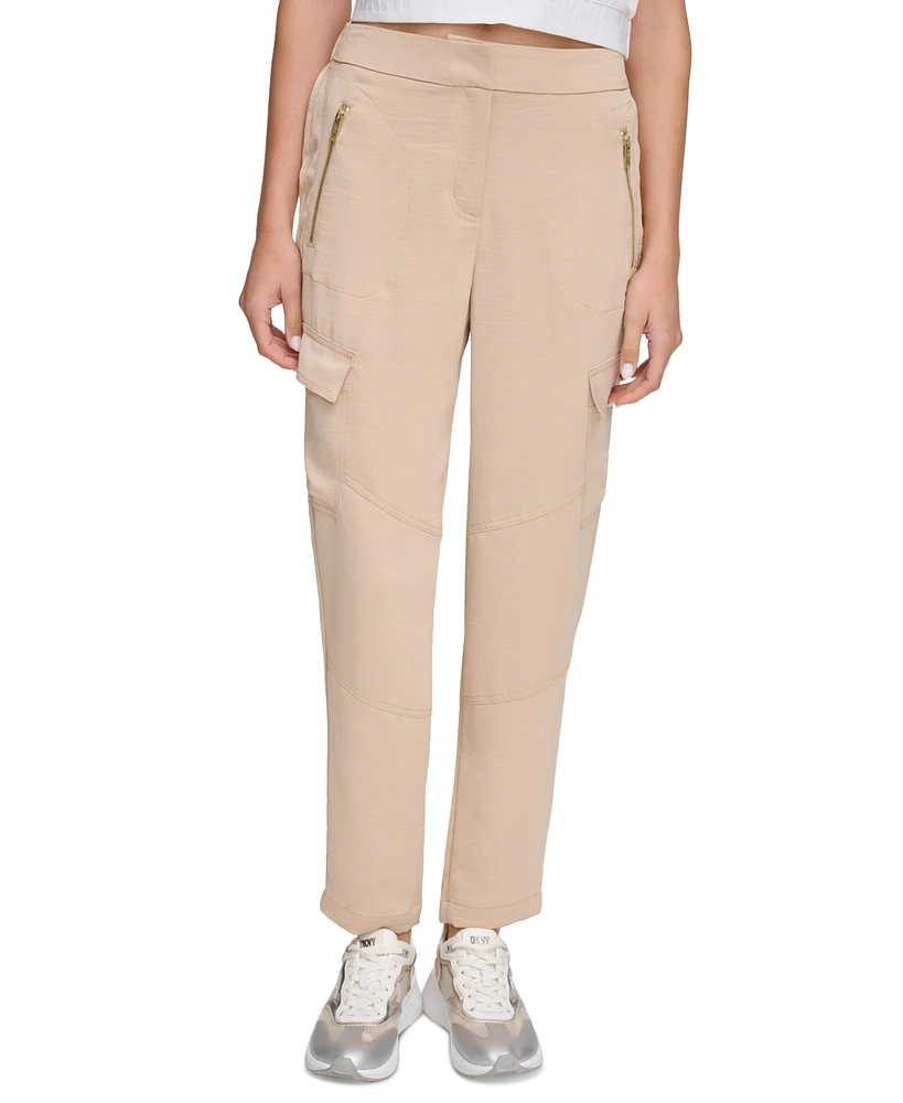 Dkny Women's Zip-Pocket Cargo Pants