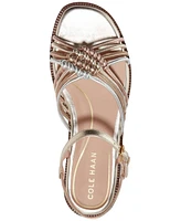 Cole Haan Women's Jitney Ankle-Strap Knotted Flat Sandals