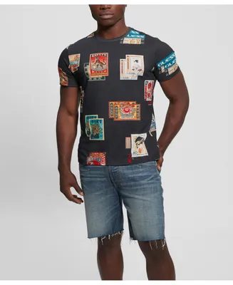 Guess Men's Stamp Collection Short Sleeve T-shirt