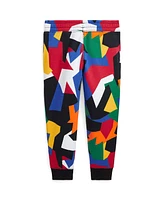 Polo Ralph Lauren Toddler and Little Boys Abstract-Print Double-Knit Jogger Pants