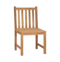 Patio Chairs 2 pcs Solid Teak Wood