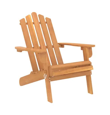Patio Adirondack Chair Solid Wood Acacia