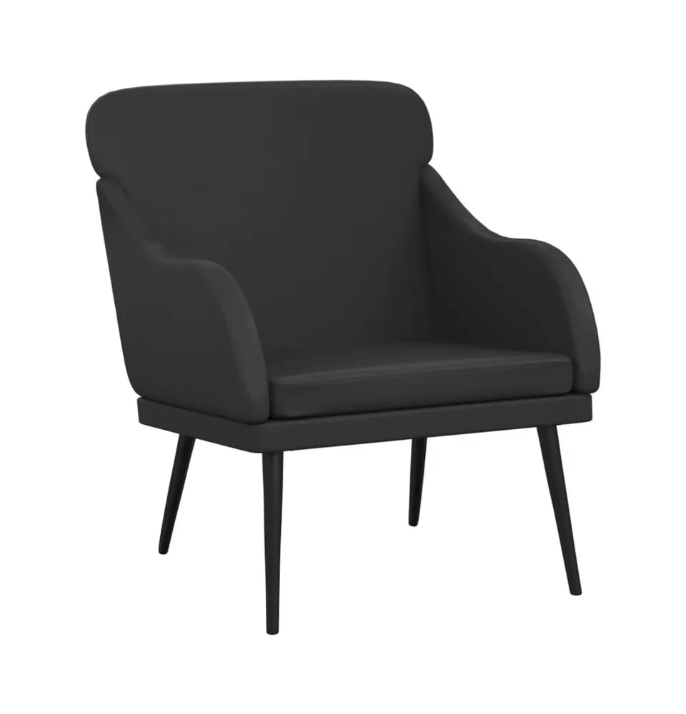 Armchair Black 24.8"x29.9"x31.5" Faux Leather