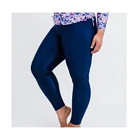 Calypsa Plus Size Long Swim Leggings