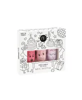 Nailmatic 3 nail polishes set Party