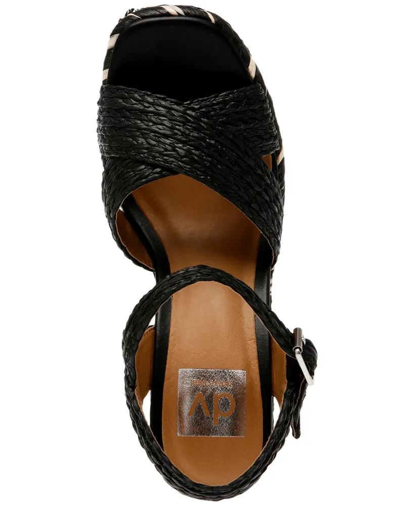 Dv Dolce Vita Women's Herd Ankle-Strap Espadrille Wedge Sandals