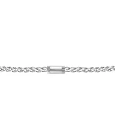 Blackjack Men's Wheat Link 24" Chain Necklace in Stainless Steel