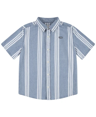 Levi's Little Boys Short Sleeve Woven Button-Up Shirt